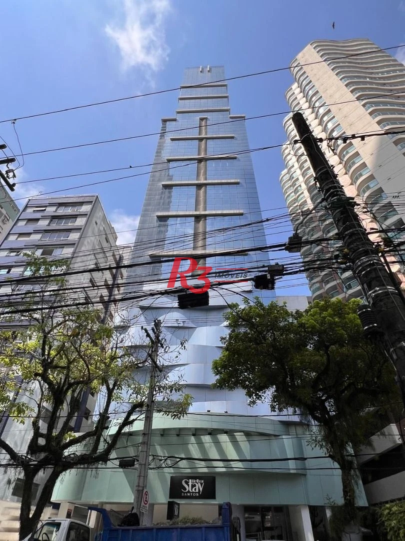 Flat com 1 dormitório à venda, 36 m² por R$ 583.000,00 - Gonzaga - Santos/SP