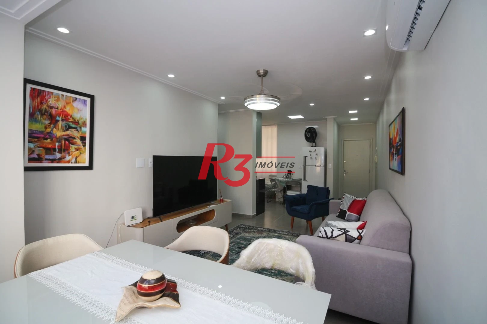 Apartamento com 3 dormitórios à venda, 100 m² por R$ 620.000,00 - José Menino - Santos/SP