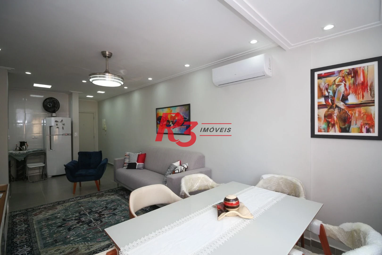 Apartamento com 3 dormitórios à venda, 100 m² por R$ 620.000,00 - José Menino - Santos/SP