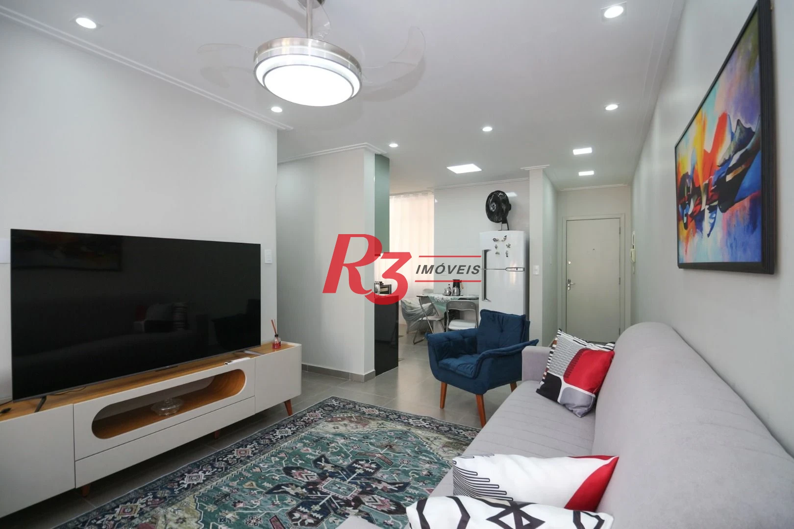 Apartamento com 3 dormitórios à venda, 100 m² por R$ 620.000,00 - José Menino - Santos/SP
