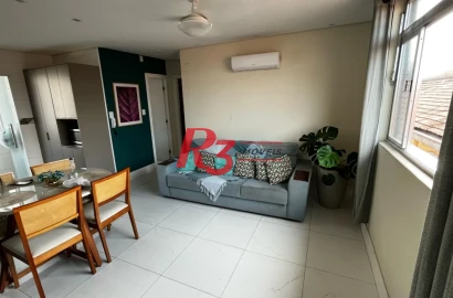 Apartamento à venda, 75 m² por R$ 480.000,00 - Macuco - Santos/SP
