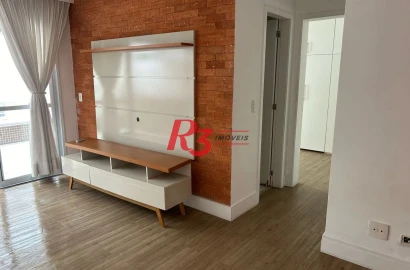 Apartamento com 2 dormitórios à venda, 111 m² por R$ 950.000,00 - Gonzaga - Santos/SP
