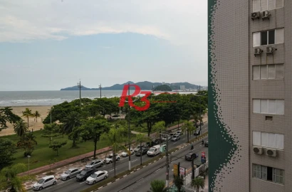 Apartamento com 3 dormitórios para alugar, 138 m² por R$ 8.500,02/mês - Gonzaga - Santos/SP
