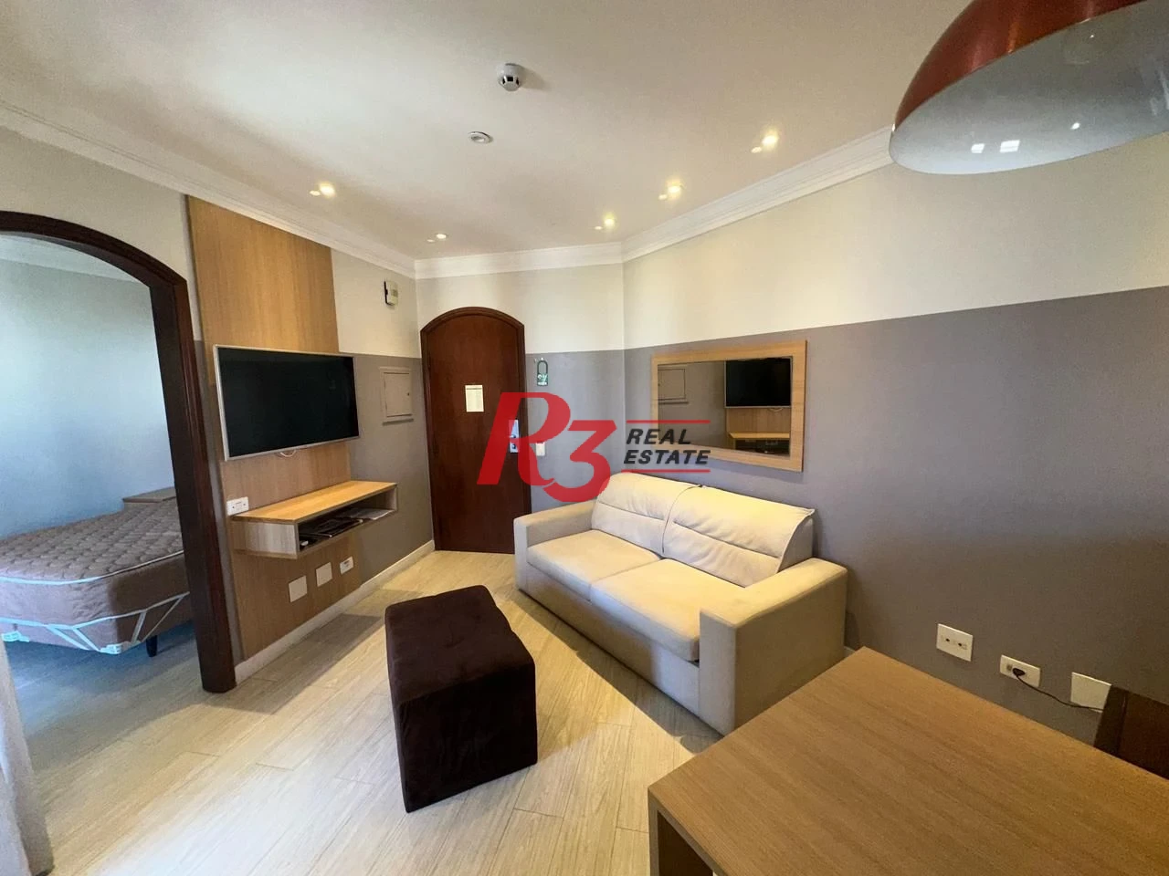 Flat com 1 dormitório, 44 m² - venda por R$ 480.000,00 ou aluguel por R$ 4.500,00/mês - Gonzaga - Santos/SP