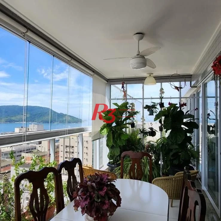 Apartamento Duplex com 4 dormitórios à venda, 380 m² por R$ 4.900.000,00 - Embaré - Santos/SP