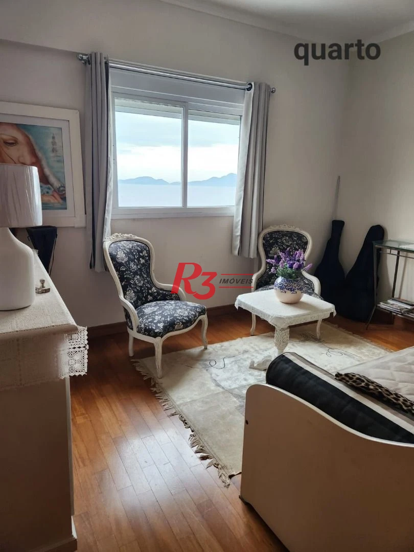 Apartamento Duplex com 4 dormitórios à venda, 380 m² por R$ 4.900.000,00 - Embaré - Santos/SP