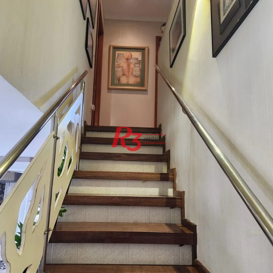 Apartamento Duplex com 4 dormitórios à venda, 380 m² por R$ 4.900.000,00 - Embaré - Santos/SP