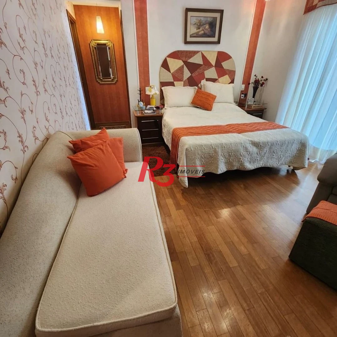 Apartamento Duplex com 4 dormitórios à venda, 380 m² por R$ 4.900.000,00 - Embaré - Santos/SP