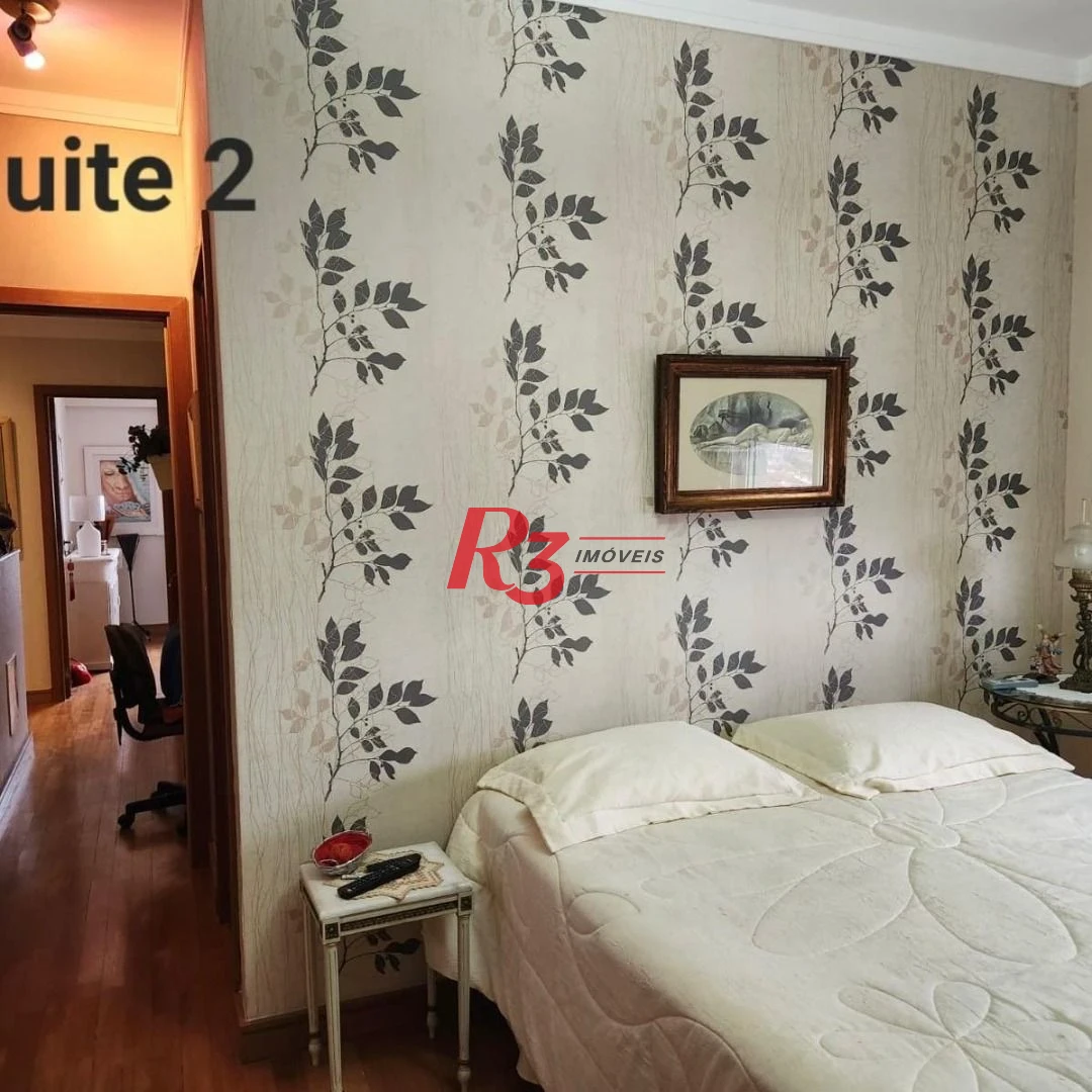 Apartamento Duplex com 4 dormitórios à venda, 380 m² por R$ 4.900.000,00 - Embaré - Santos/SP