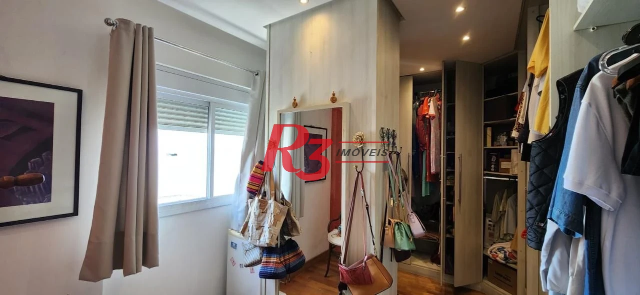 Apartamento Duplex com 4 dormitórios à venda, 380 m² por R$ 4.900.000,00 - Embaré - Santos/SP