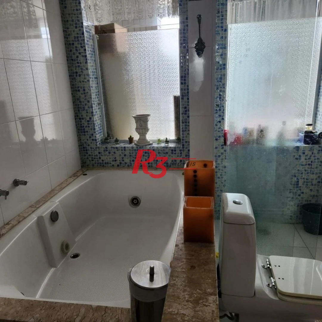 Apartamento Duplex com 4 dormitórios à venda, 380 m² por R$ 4.900.000,00 - Embaré - Santos/SP