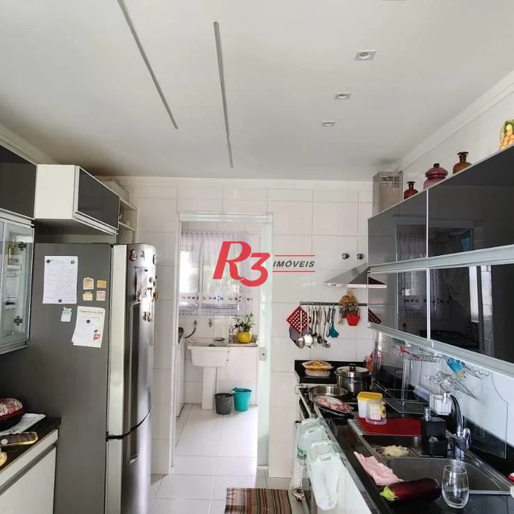 Apartamento Duplex com 4 dormitórios à venda, 380 m² por R$ 4.900.000,00 - Embaré - Santos/SP