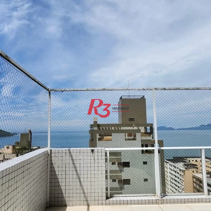 Apartamento Duplex com 4 dormitórios à venda, 380 m² por R$ 4.900.000,00 - Embaré - Santos/SP