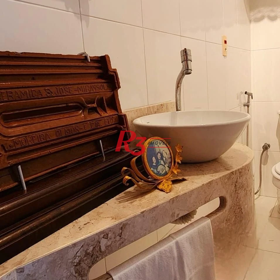 Apartamento Duplex com 4 dormitórios à venda, 380 m² por R$ 4.900.000,00 - Embaré - Santos/SP