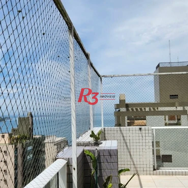 Apartamento Duplex com 4 dormitórios à venda, 380 m² por R$ 4.900.000,00 - Embaré - Santos/SP