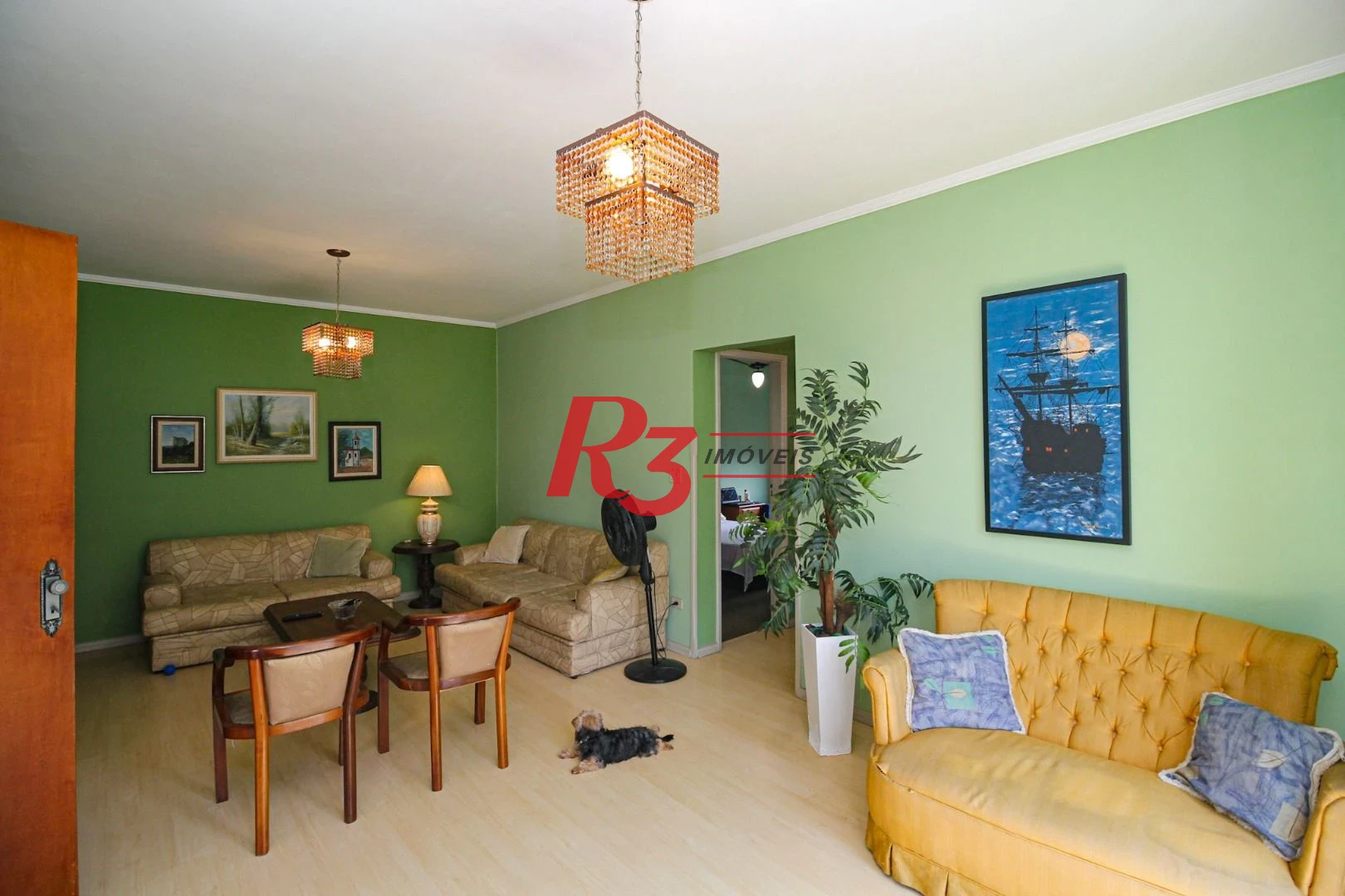 Apartamento para alugar, 137 m² por R$ 6.000,00/mês - Ponta da Praia - Santos/SP