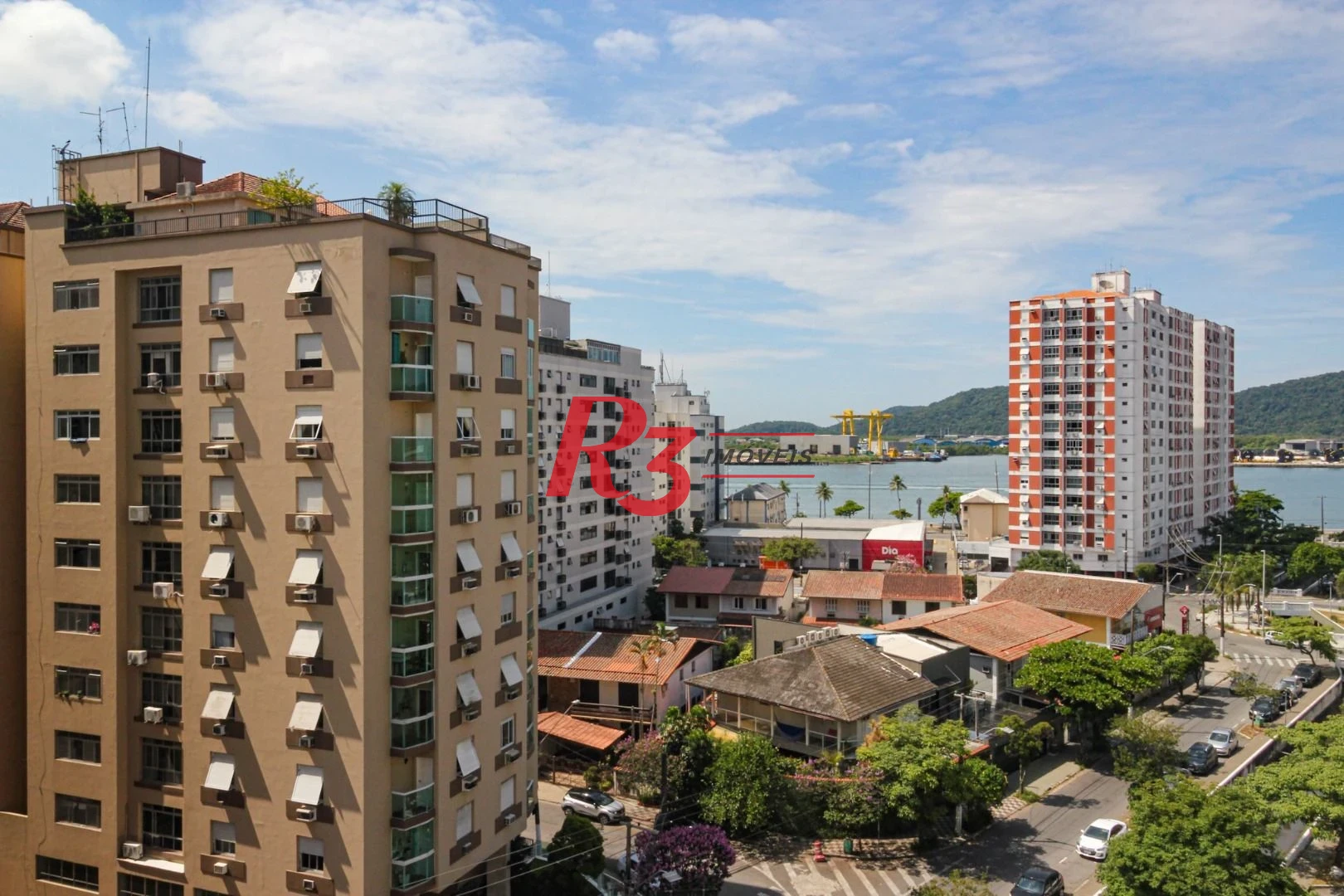 Apartamento para alugar, 137 m² por R$ 6.000,00/mês - Ponta da Praia - Santos/SP