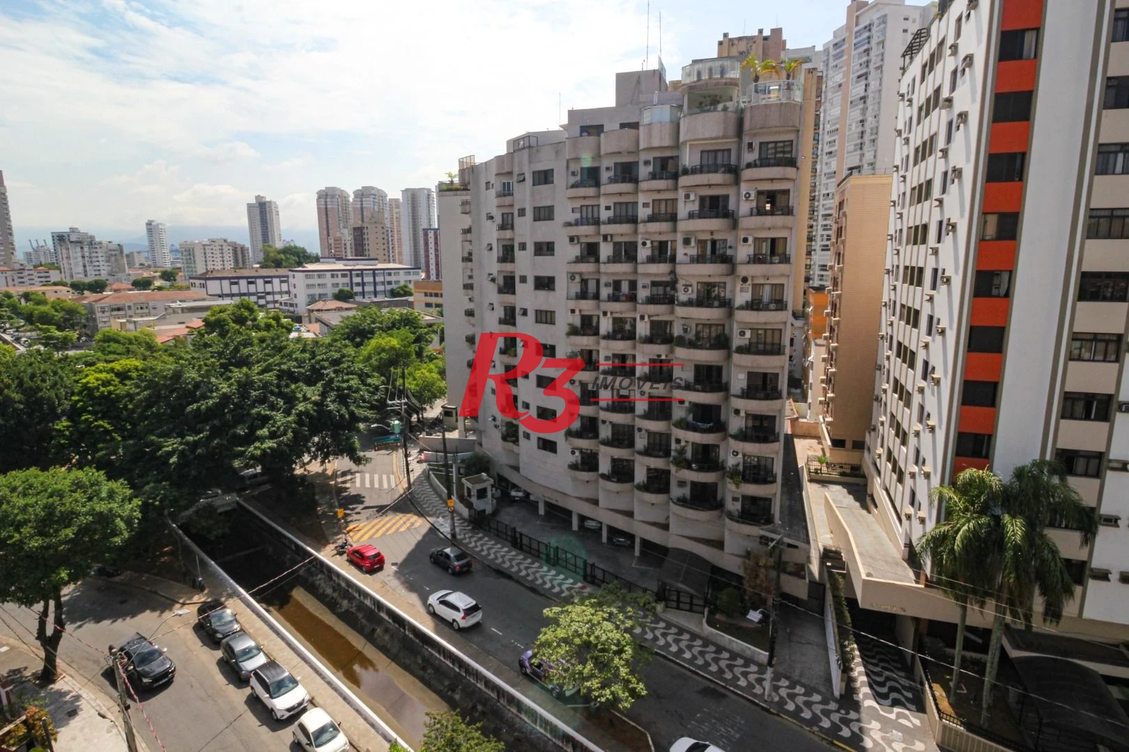 Apartamento para alugar, 137 m² por R$ 6.000,00/mês - Ponta da Praia - Santos/SP