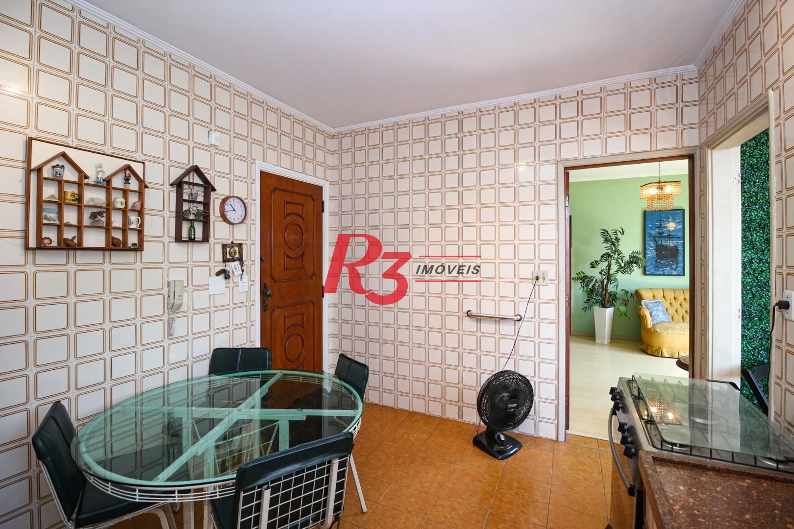 Apartamento para alugar, 137 m² por R$ 6.000,00/mês - Ponta da Praia - Santos/SP