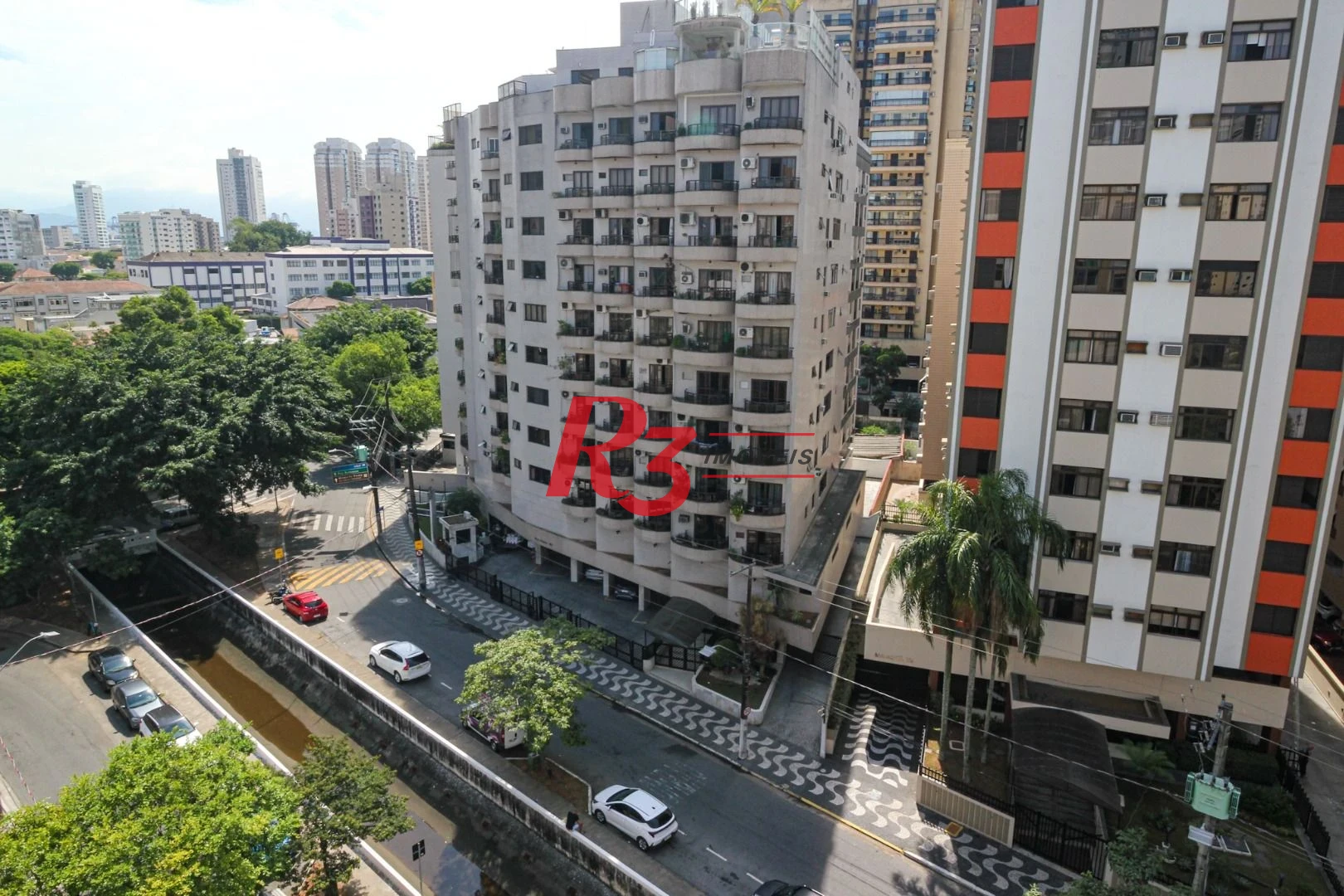 Apartamento para alugar, 137 m² por R$ 6.000,00/mês - Ponta da Praia - Santos/SP