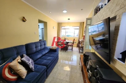 Apartamento à venda, 98 m² por R$ 535.000,00 - Ponta da Praia - Santos/SP