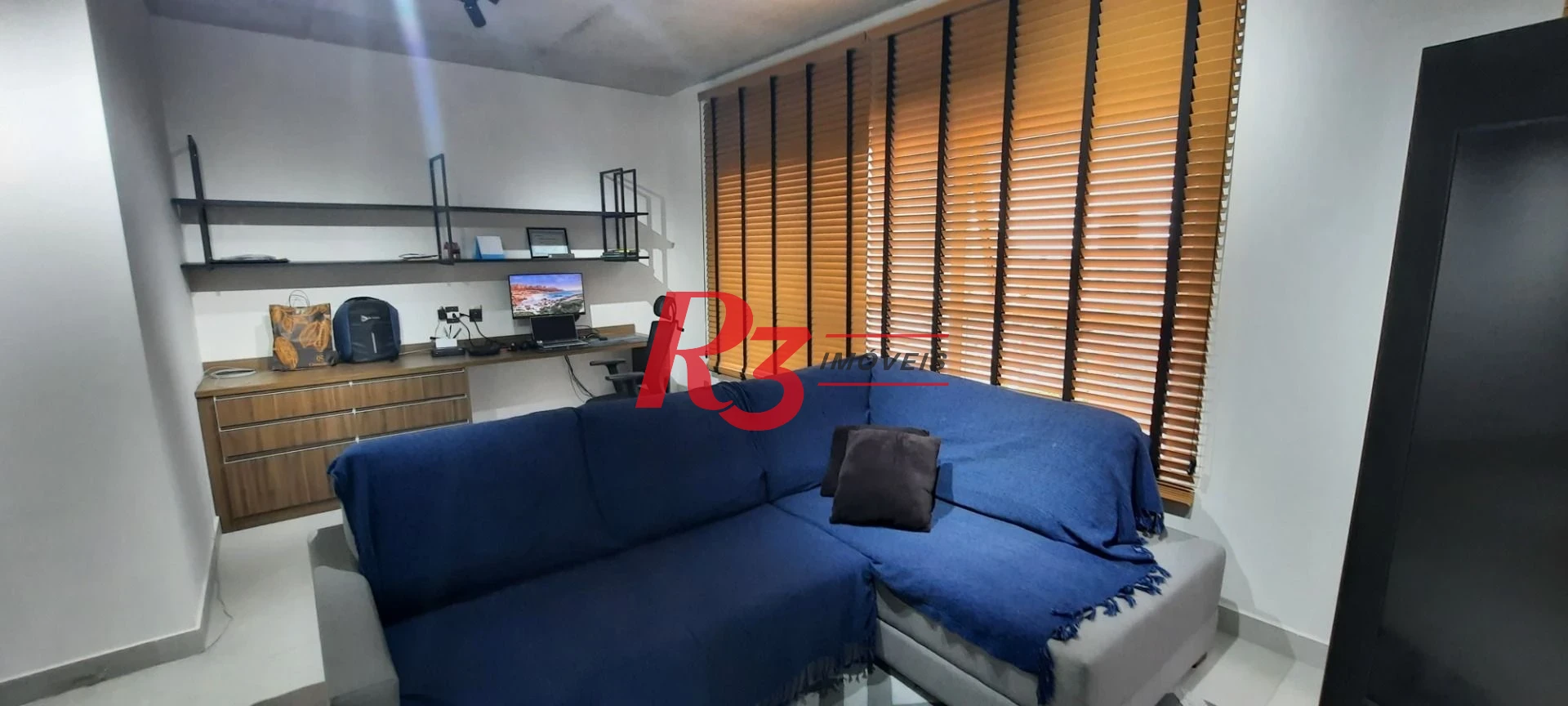 Apartamento com 1 dormitório à venda, 70 m² por R$ 883.000,00 - Embaré - Santos/SP