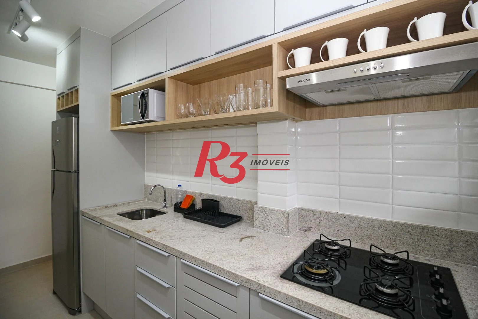 Apartamento com 1 dormitório à venda, 56 m² por R$ 485.000,00 - Gonzaga - Santos/SP