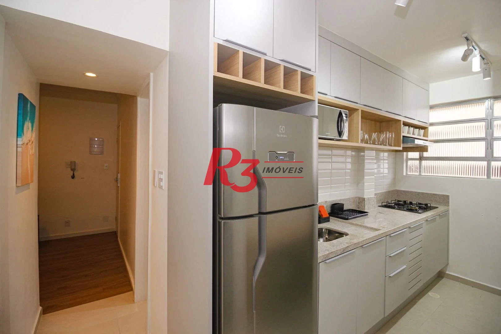 Apartamento com 1 dormitório à venda, 56 m² por R$ 485.000,00 - Gonzaga - Santos/SP