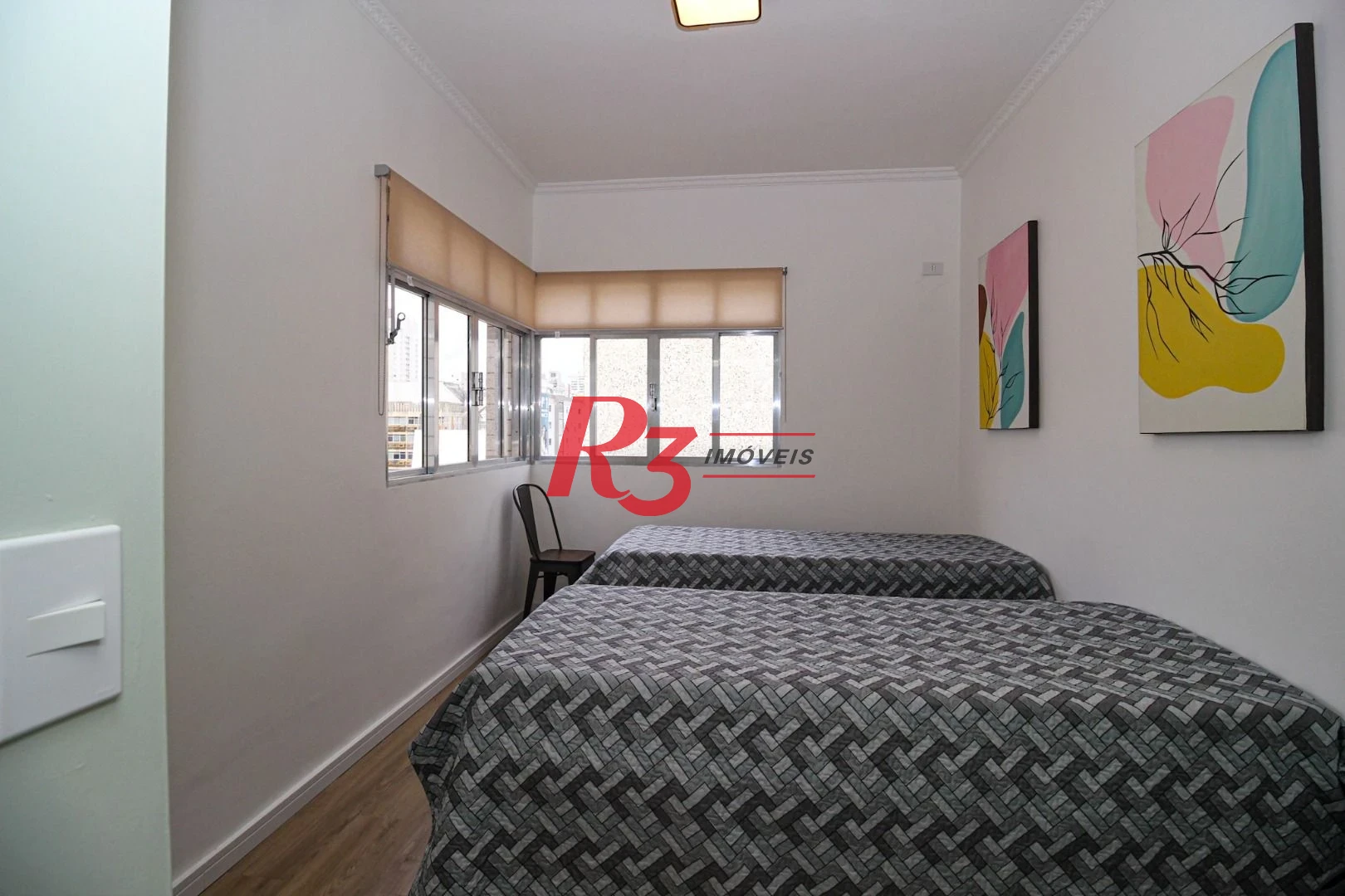 Apartamento com 1 dormitório à venda, 56 m² por R$ 485.000,00 - Gonzaga - Santos/SP
