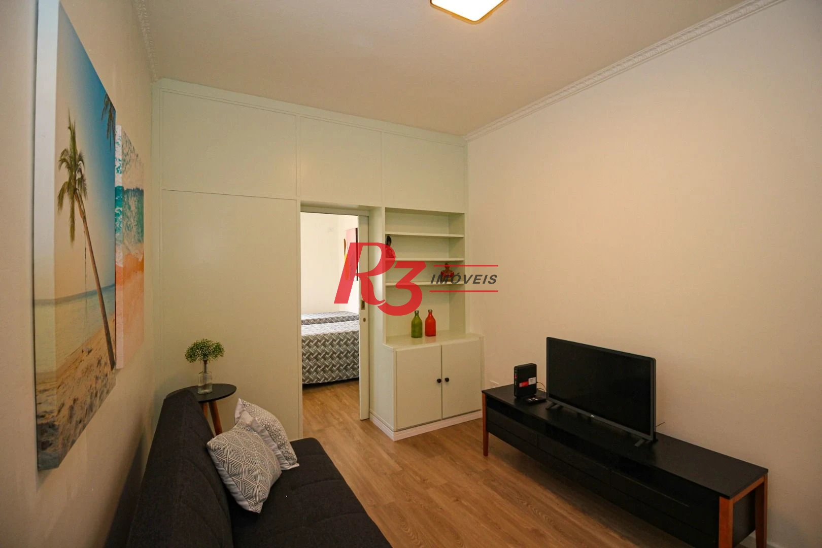 Apartamento com 1 dormitório à venda, 56 m² por R$ 485.000,00 - Gonzaga - Santos/SP