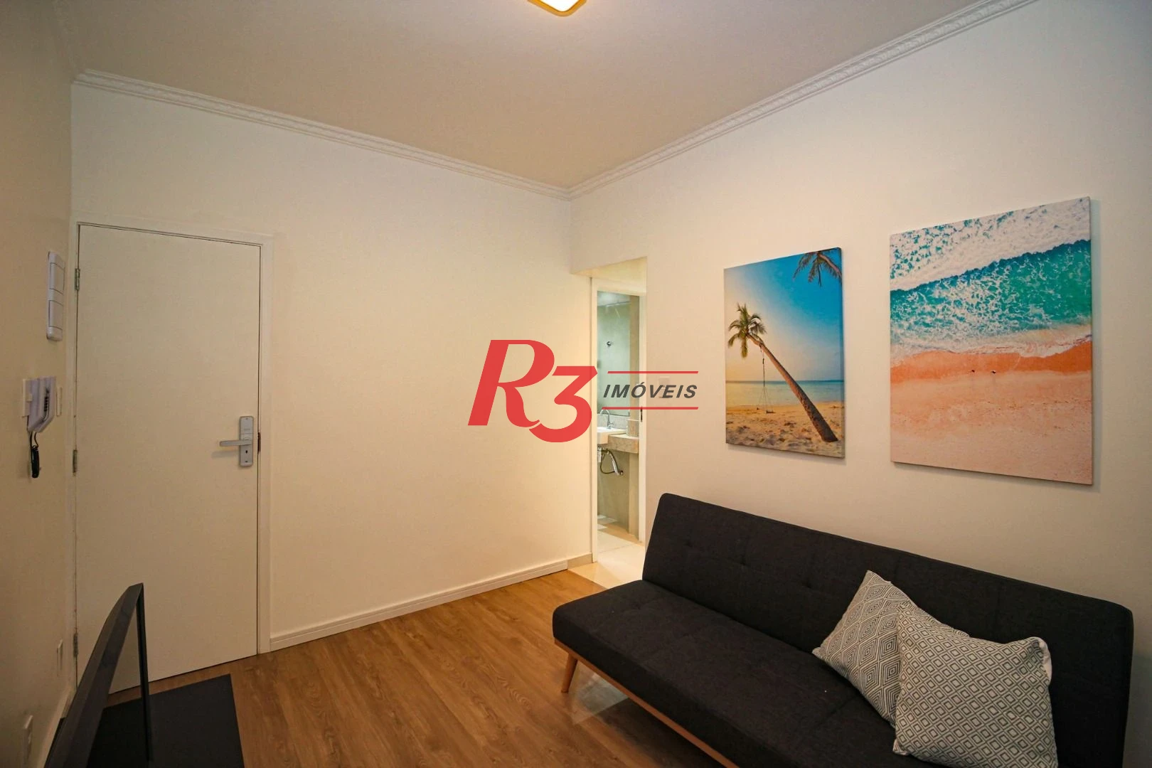 Apartamento com 1 dormitório à venda, 56 m² por R$ 485.000,00 - Gonzaga - Santos/SP