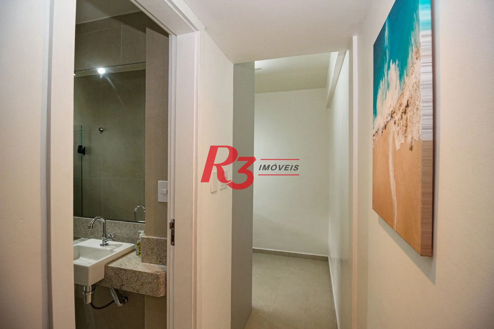 Apartamento com 1 dormitório à venda, 56 m² por R$ 485.000,00 - Gonzaga - Santos/SP