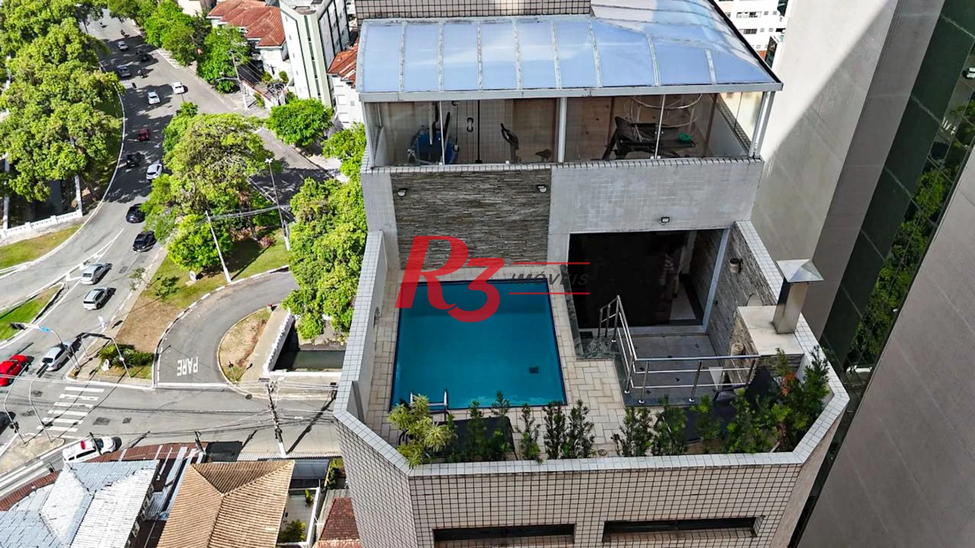 Cobertura com 3 dormitórios à venda, 380 m² por R$ 3.520.000,00 - Gonzaga - Santos/SP
