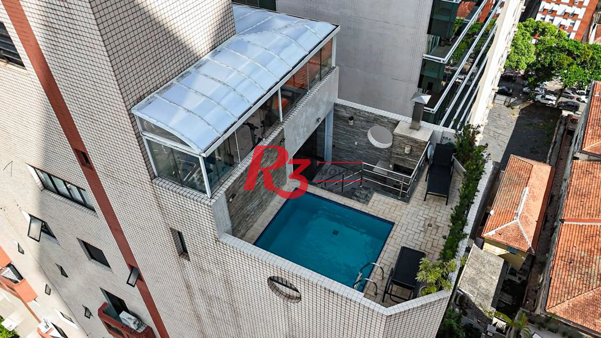 Cobertura com 3 dormitórios à venda, 380 m² por R$ 3.520.000,00 - Gonzaga - Santos/SP