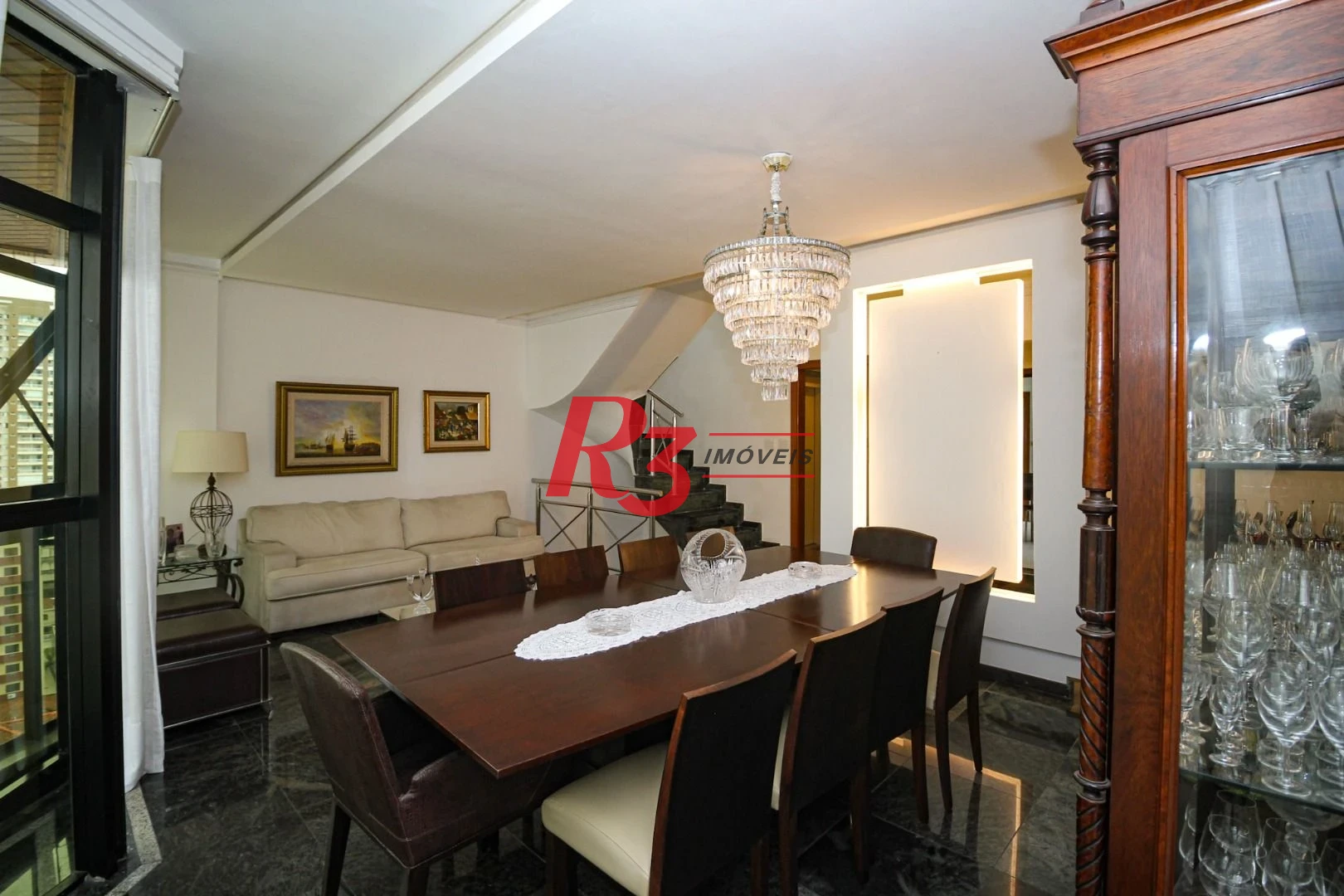 Cobertura com 3 dormitórios à venda, 380 m² por R$ 3.520.000,00 - Gonzaga - Santos/SP
