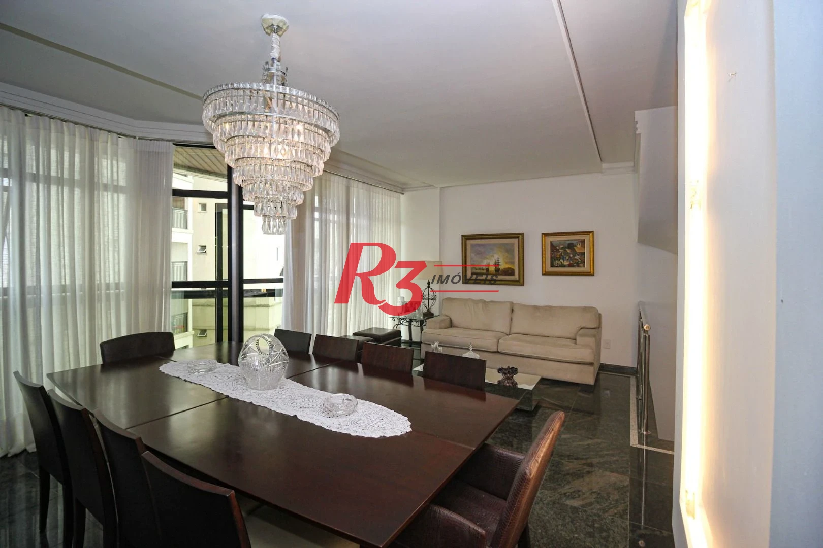 Cobertura com 3 dormitórios à venda, 380 m² por R$ 3.520.000,00 - Gonzaga - Santos/SP