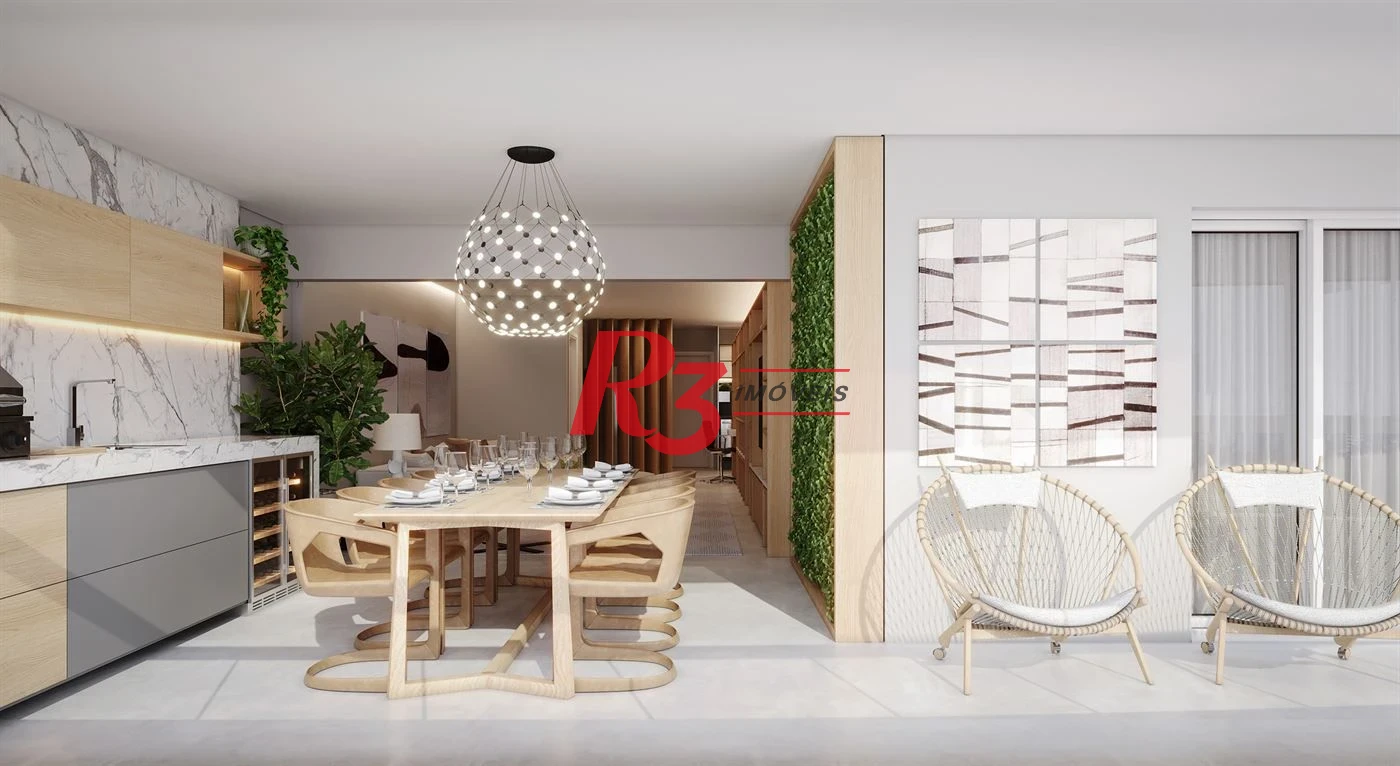 Apartamento à venda, 148 m² por R$ 1.999.959,44 - Boqueirão - Santos/SP