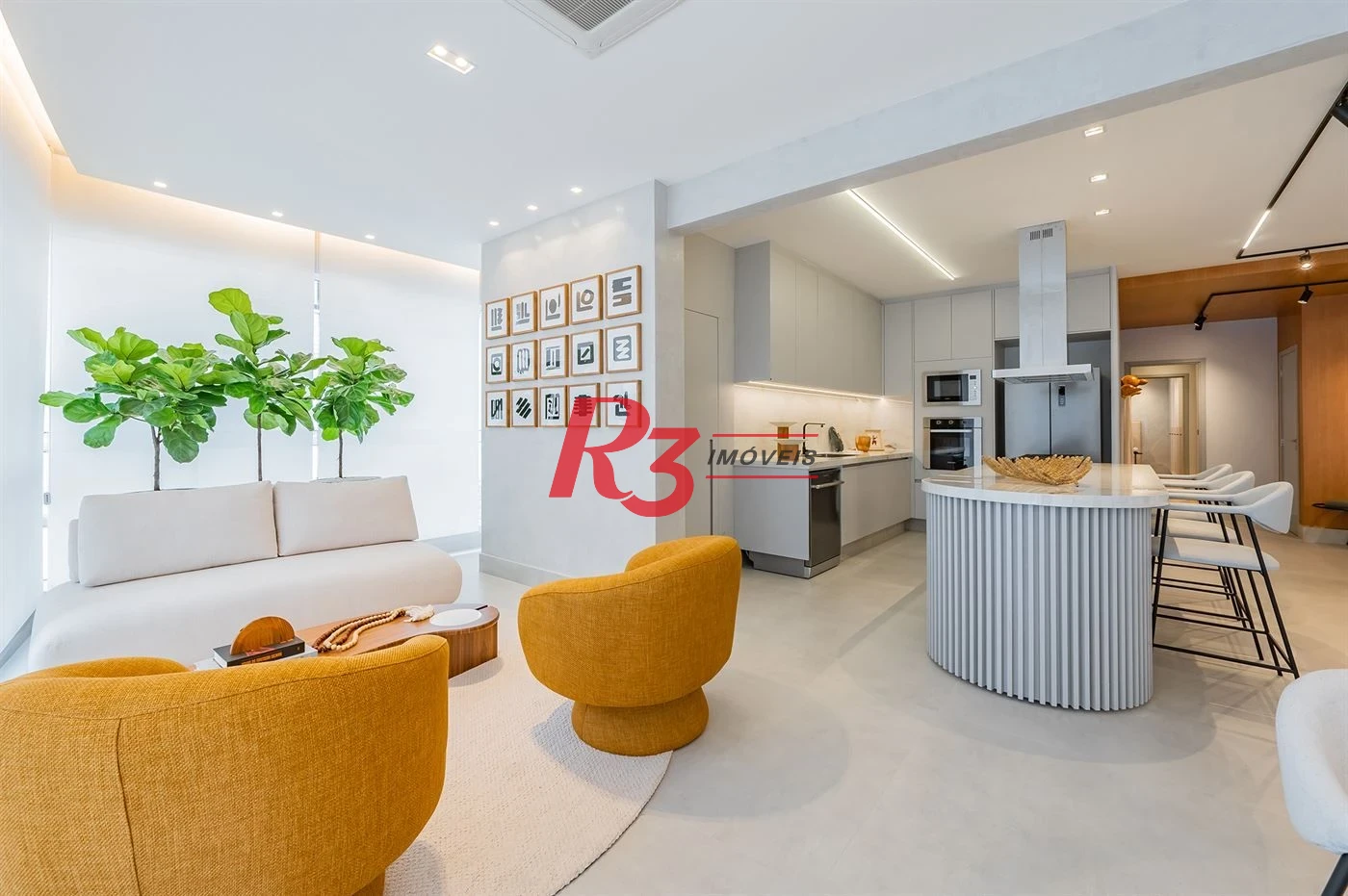 Apartamento à venda, 178 m² por R$ 2.511.476,59 - Boqueirão - Santos/SP