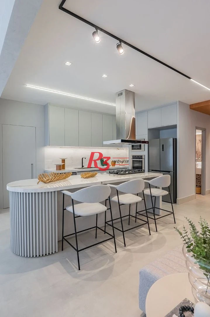 Apartamento à venda, 178 m² por R$ 2.511.476,59 - Boqueirão - Santos/SP