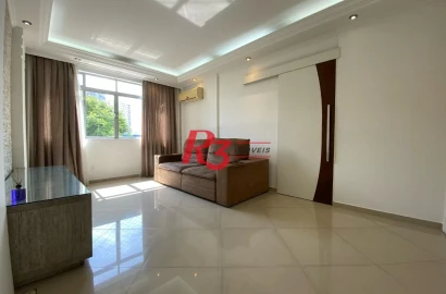 Apartamento à venda, 95 m² por R$ 695.000,00 - Boqueirão - Santos/SP