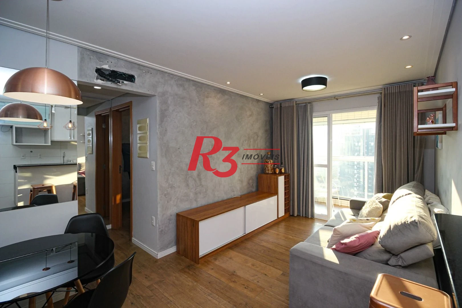 Apartamento com 1 dormitório à venda, 52 m² por R$ 745.000,00 - Embaré - Santos/SP