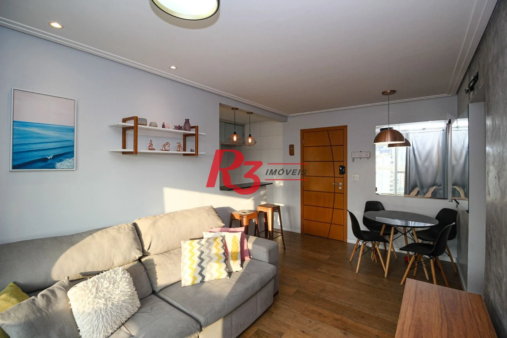 Apartamento com 1 dormitório à venda, 52 m² por R$ 745.000,00 - Embaré - Santos/SP