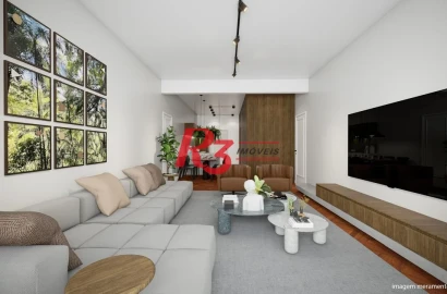Apartamento à venda, 90 m² por R$ 820.000,00 - Boqueirão - Santos/SP