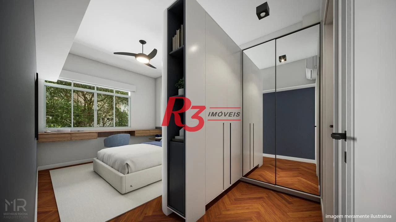 Apartamento à venda, 90 m² por R$ 820.000,00 - Boqueirão - Santos/SP