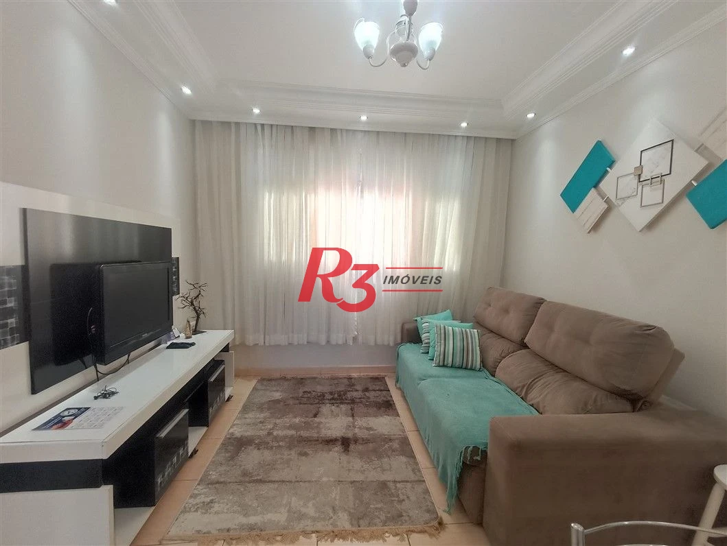 Apartamento com 2 dormitórios à venda, 66 m² por R$ 420.000,00 - Embaré - Santos/SP