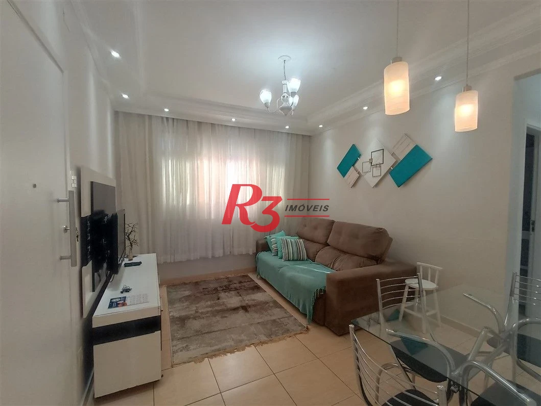 Apartamento com 2 dormitórios à venda, 66 m² por R$ 420.000,00 - Embaré - Santos/SP