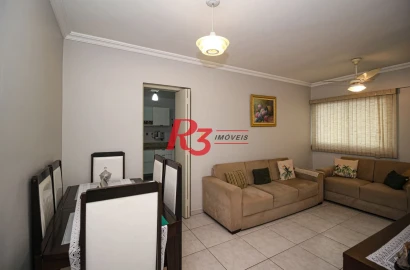 Apartamento à venda, 75 m² por R$ 535.000,00 - Campo Grande - Santos/SP