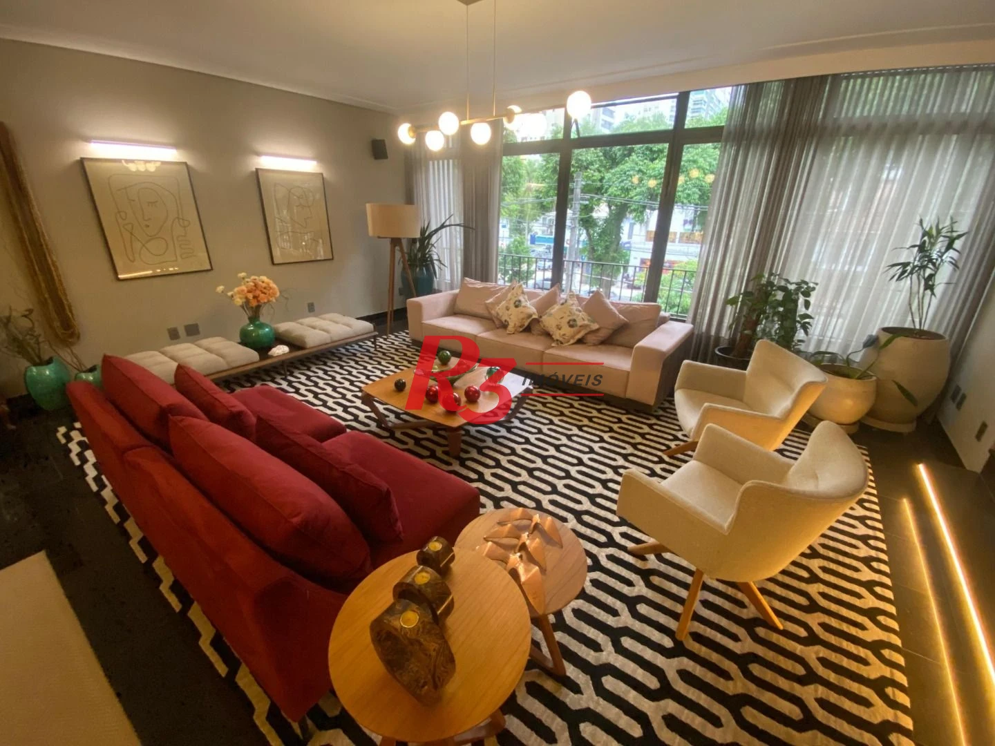 Apartamento com 5 dormitórios à venda, 300 m² por R$ 2.660.000,00 - Boqueirão - Santos/SP