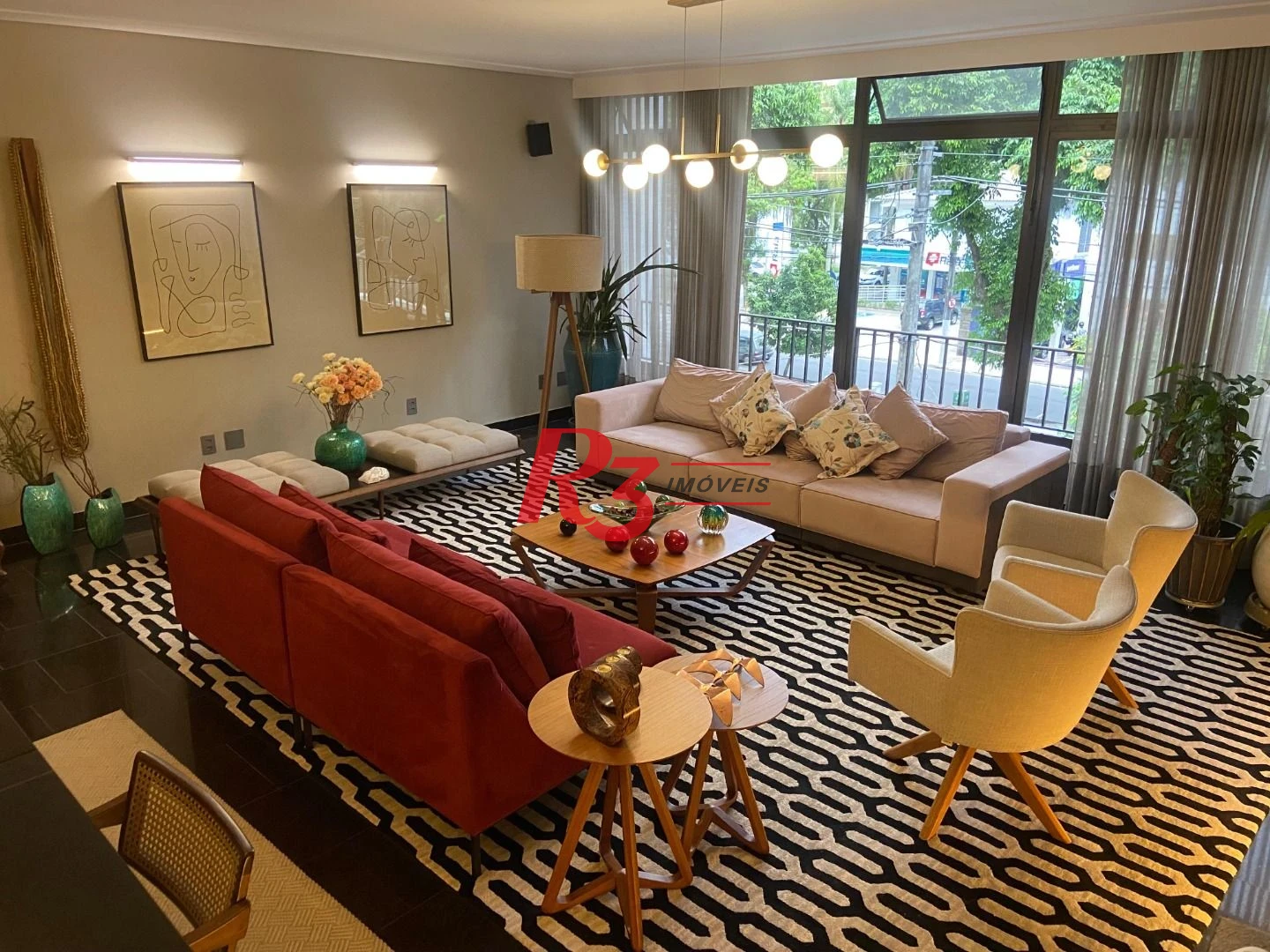 Apartamento com 5 dormitórios à venda, 300 m² por R$ 2.660.000,00 - Boqueirão - Santos/SP