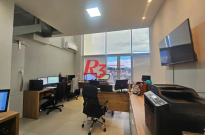 Sala à venda, 72 m² por R$ 650.000,00 - Vila Matias - Santos/SP